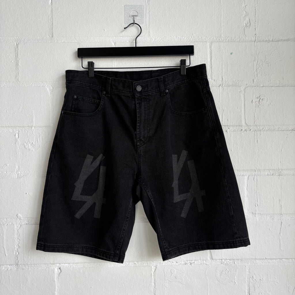 RR Label Group Black Jean Shorts