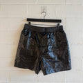 1017 Alyx Black Waxed Shorts