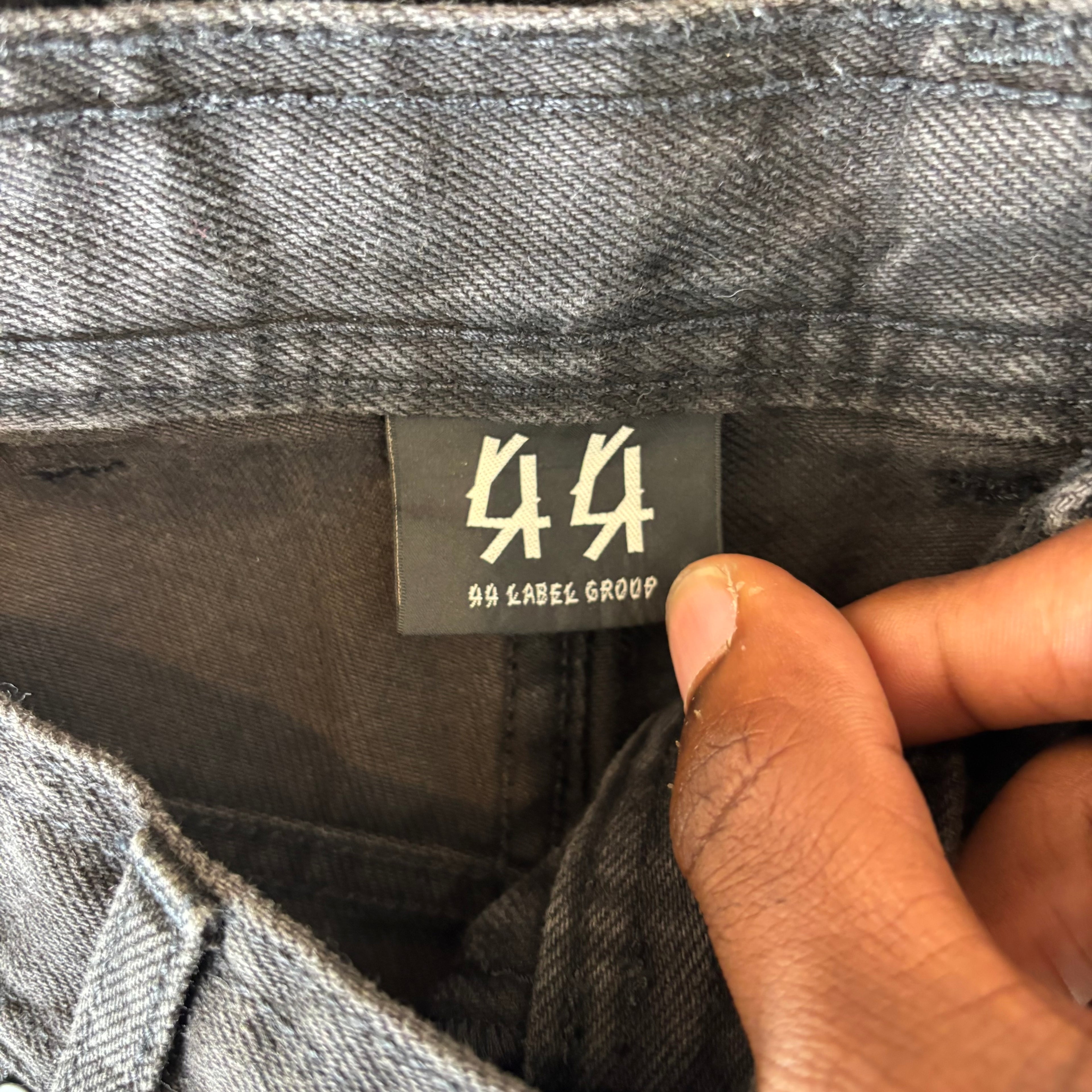 RR Label Group Black Jean Shorts