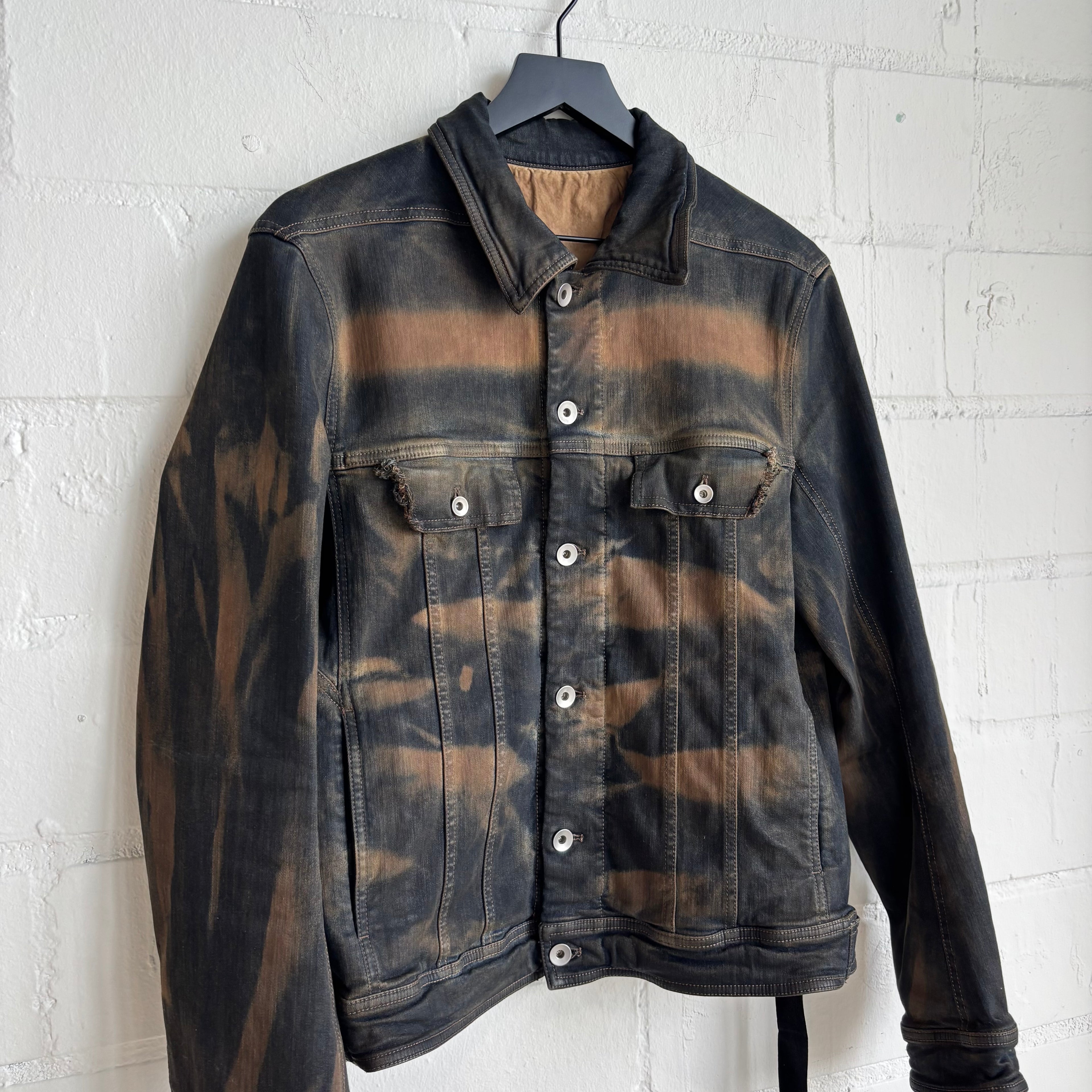 Rick Owens Acid Wash Work Jacket