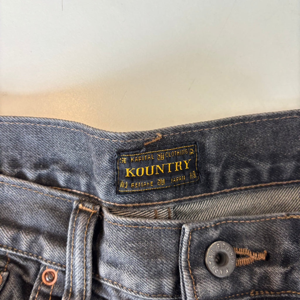 Kapital Grey Bone Shorts