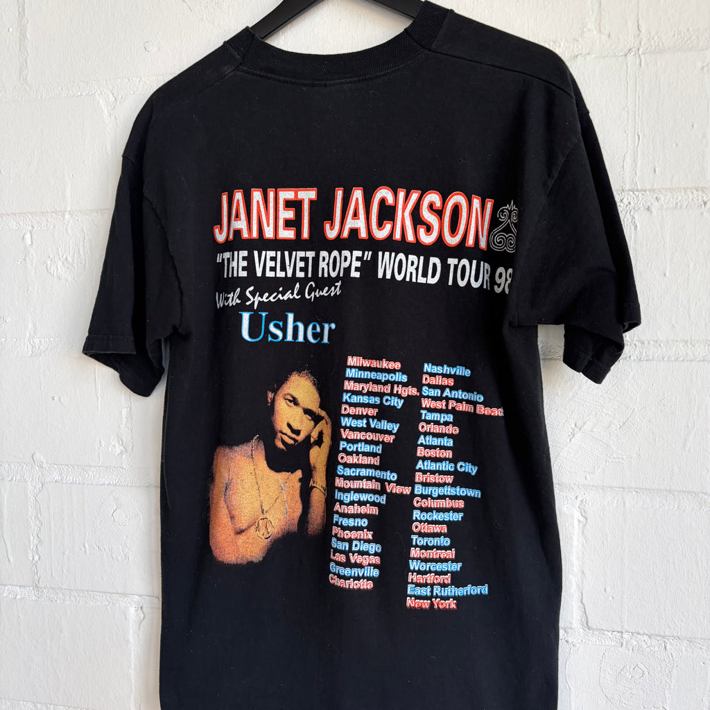 Vintage 98’ Janet Jackson Velvet Rope Tour Tee