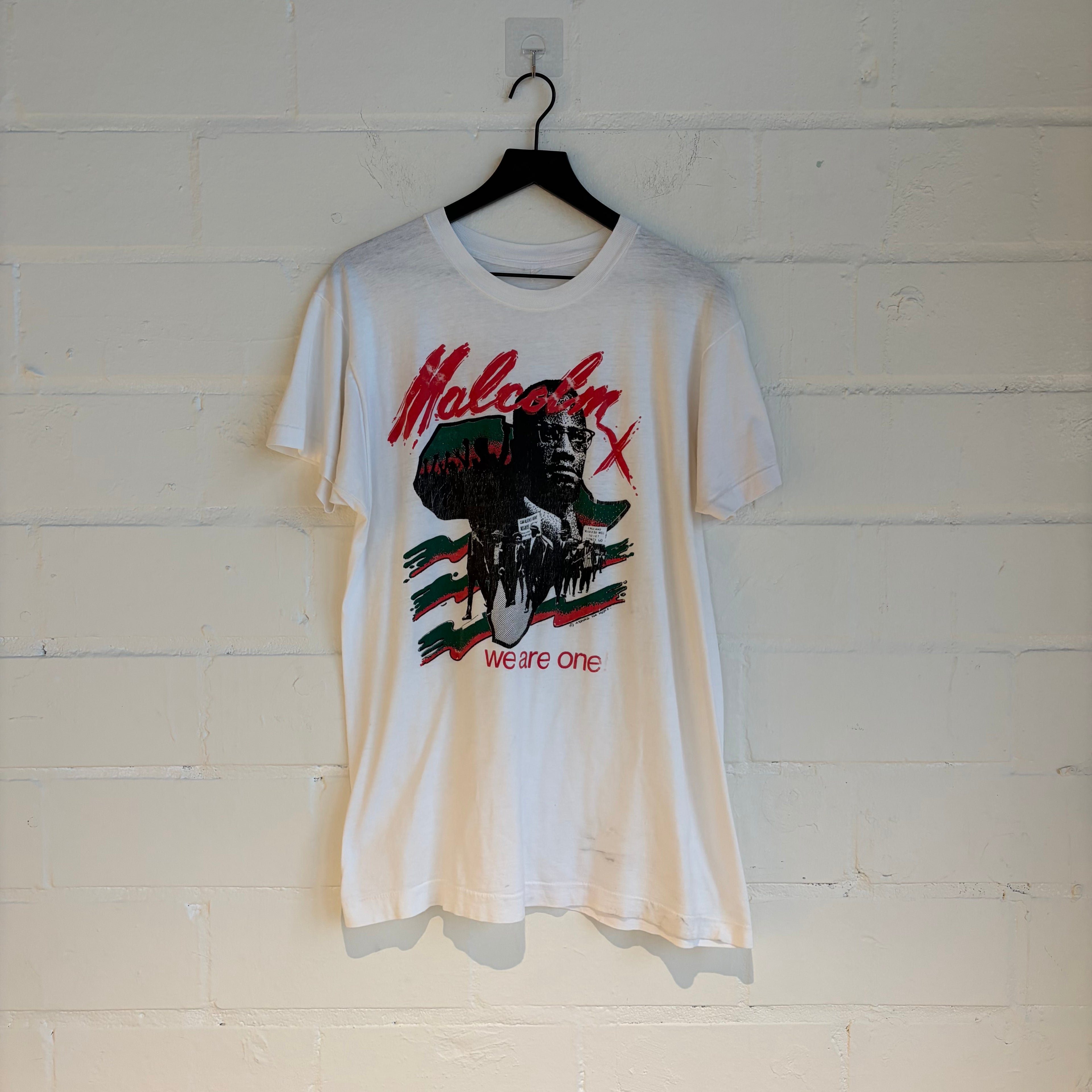Vintage 90s Malcolm “We are One” Tee
