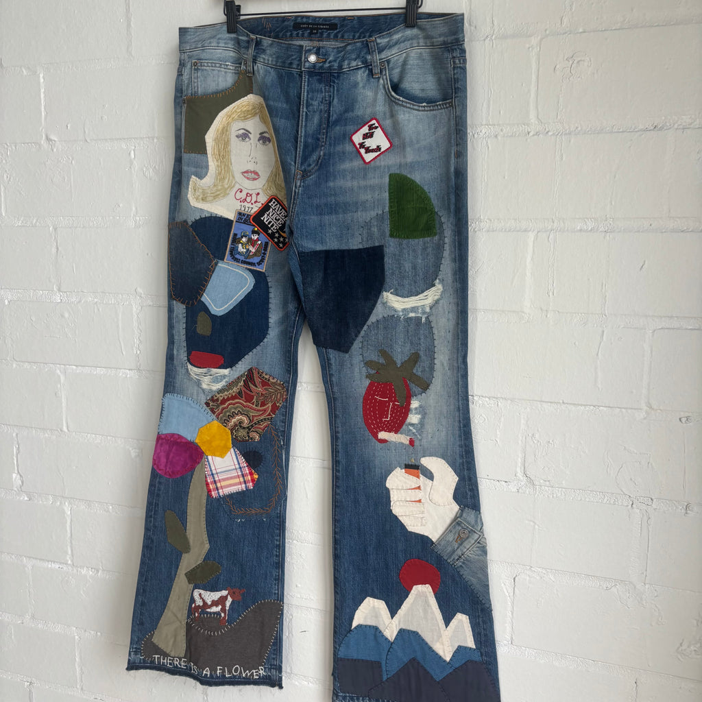Coût De LA Liberté Patchwork Jeans
