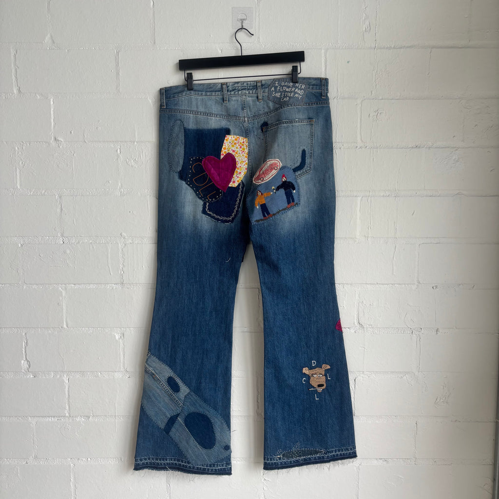 Coût De LA Liberté Patchwork Jeans