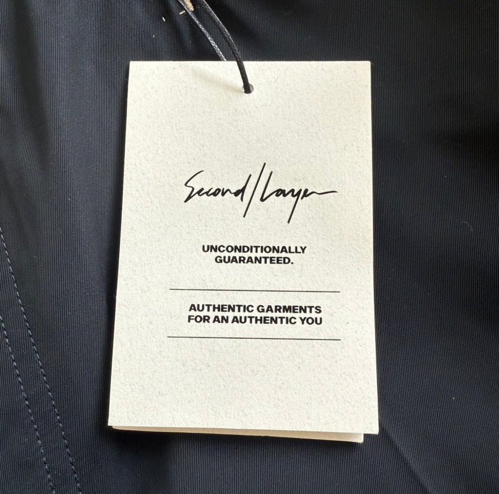 Second Layer Black Nylon Stitch Pants