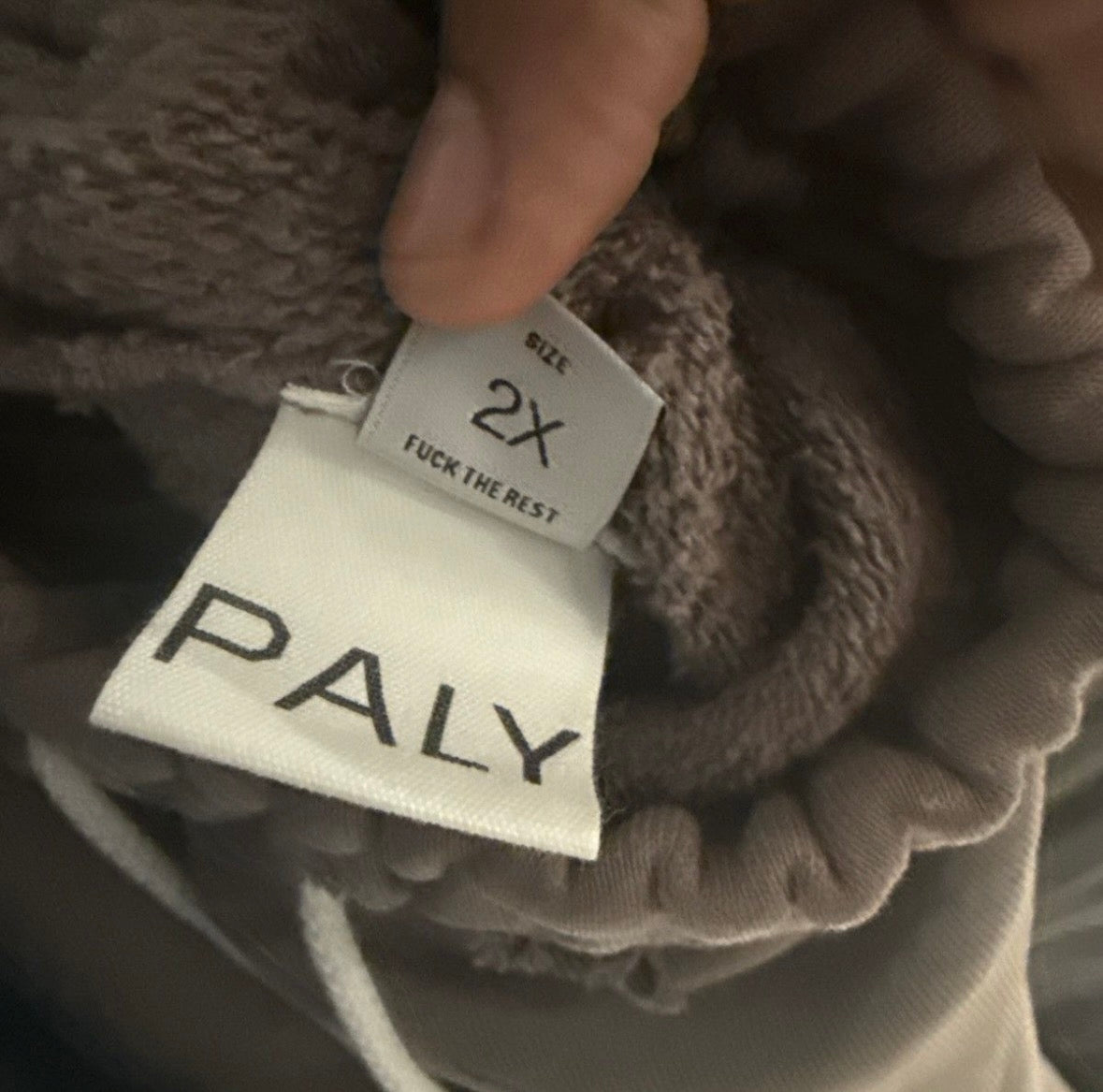 Paly Brown Sweat Pants