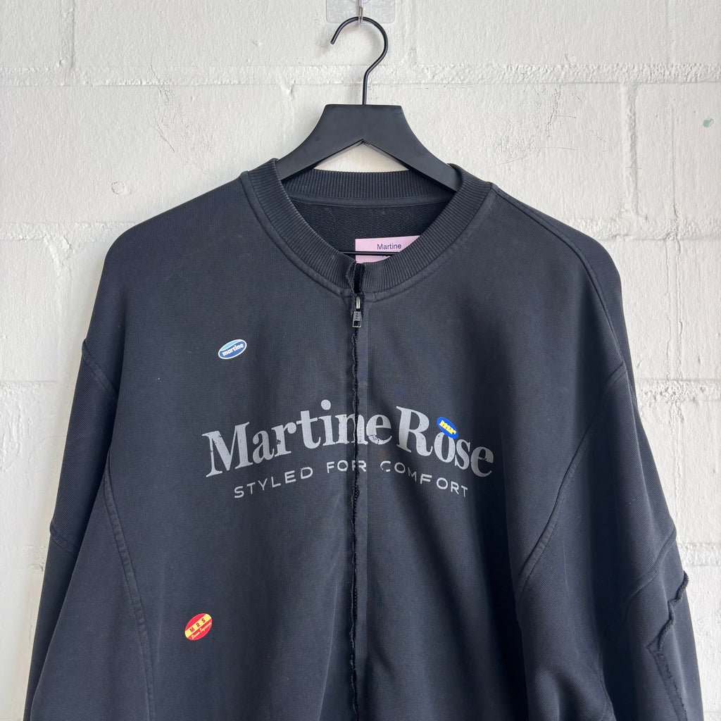 Martine Rose Zip Up Crewneck