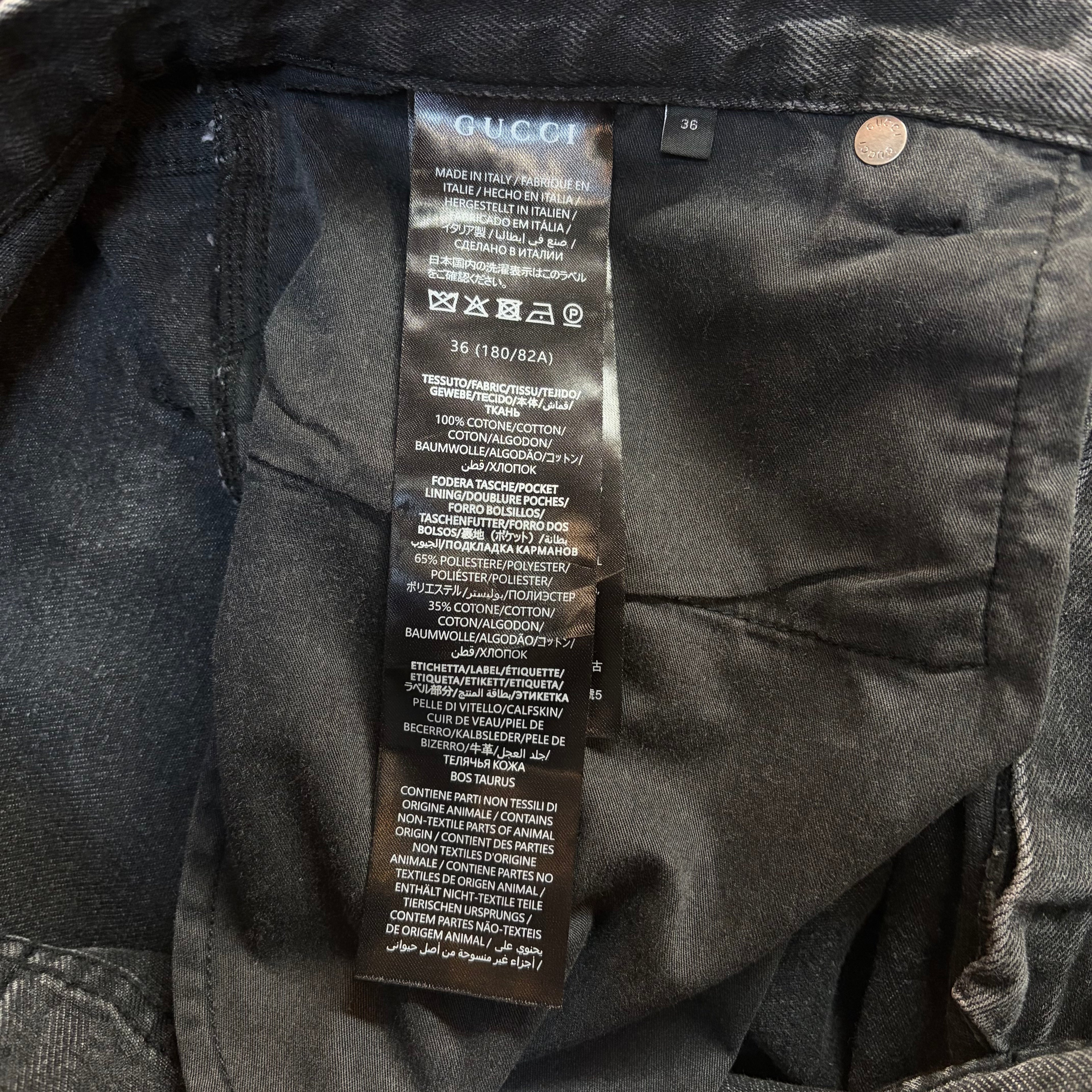 Gucci Denma Horsebit Denim
