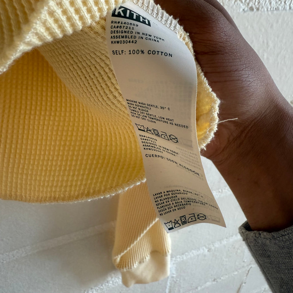 Kith Yellow Crop Top