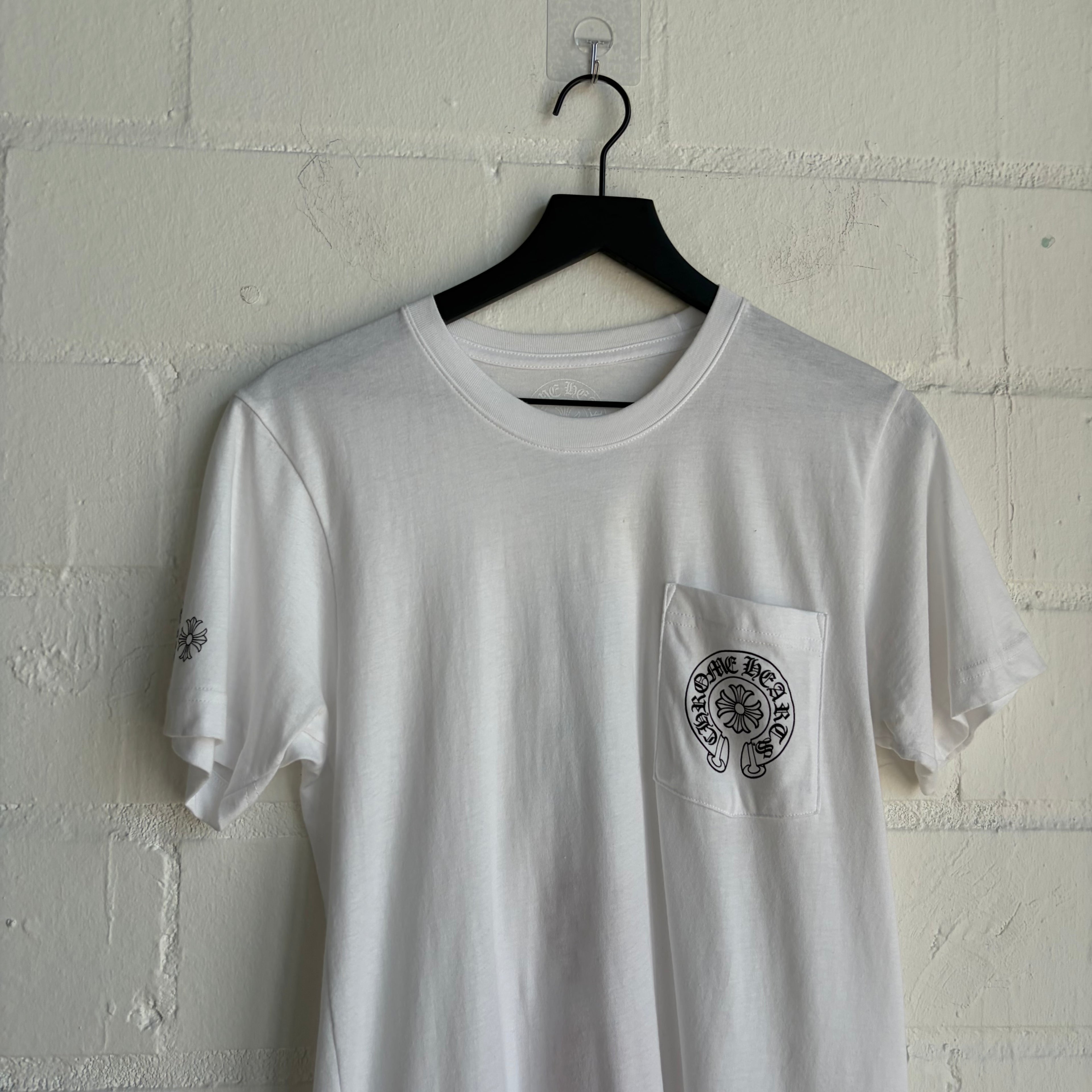 Chrome Hearts White Pocket Tee