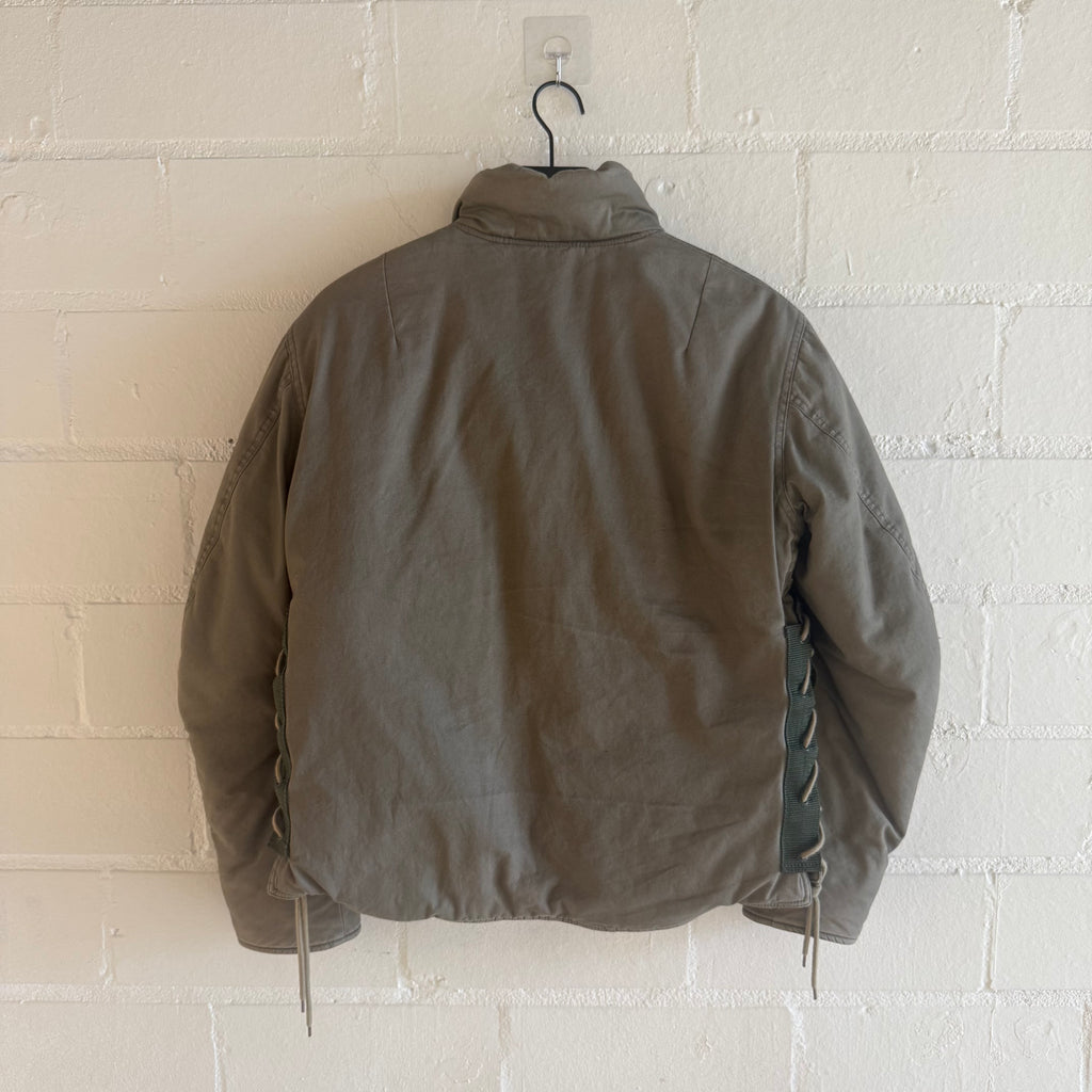 Helmut Lang Green Bomber Jacket