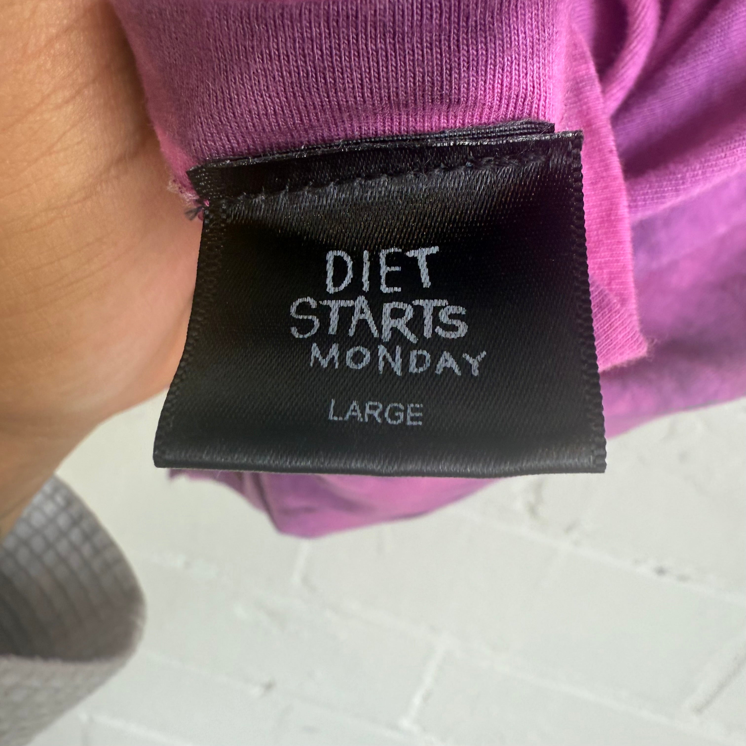 Diet Starts Monday Tie Dye Tee