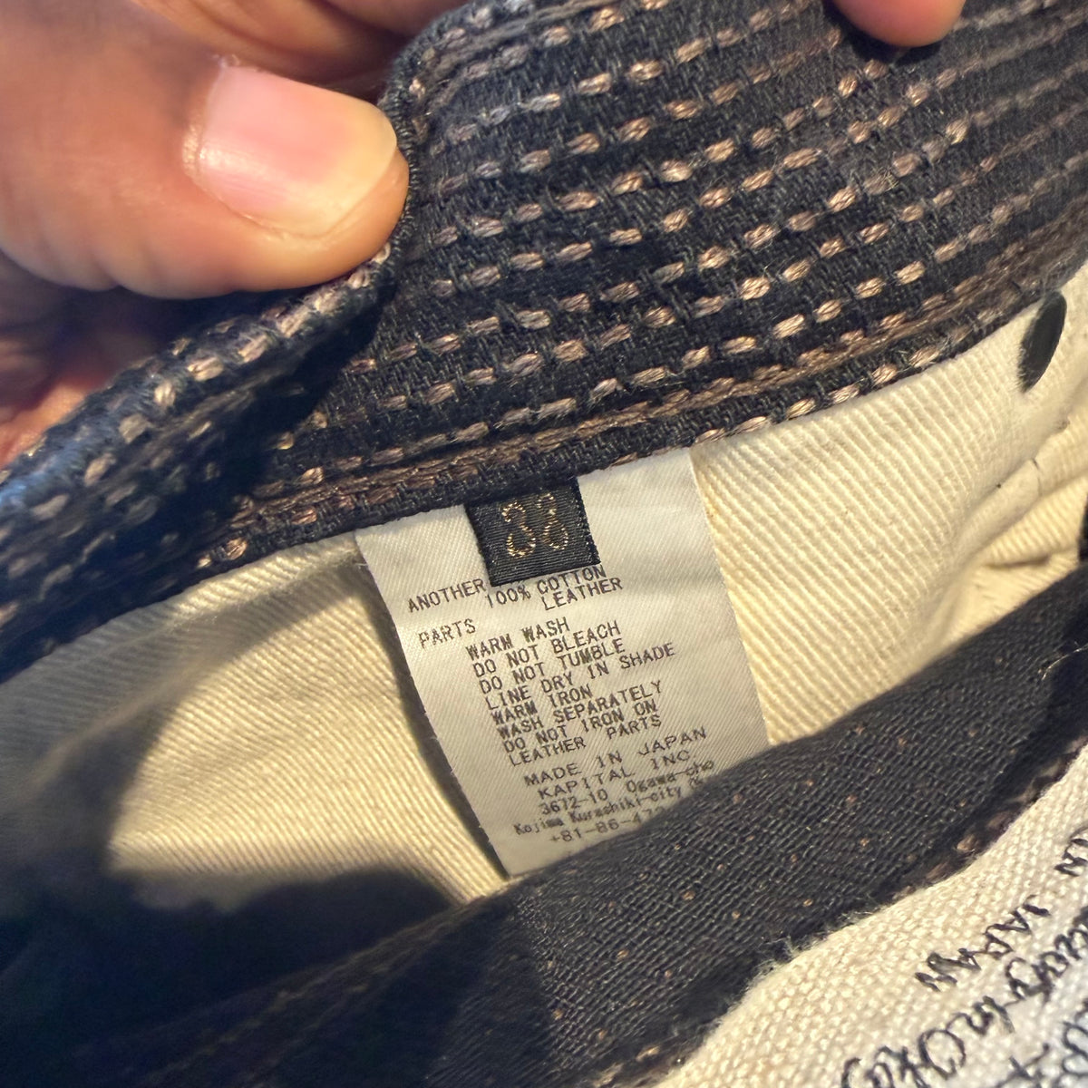 Kapital Black Century Denim