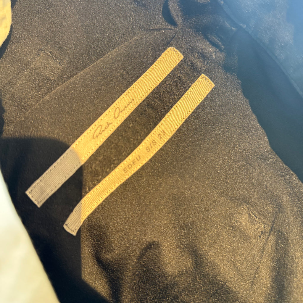 Rick Owens Black Nylon Pants