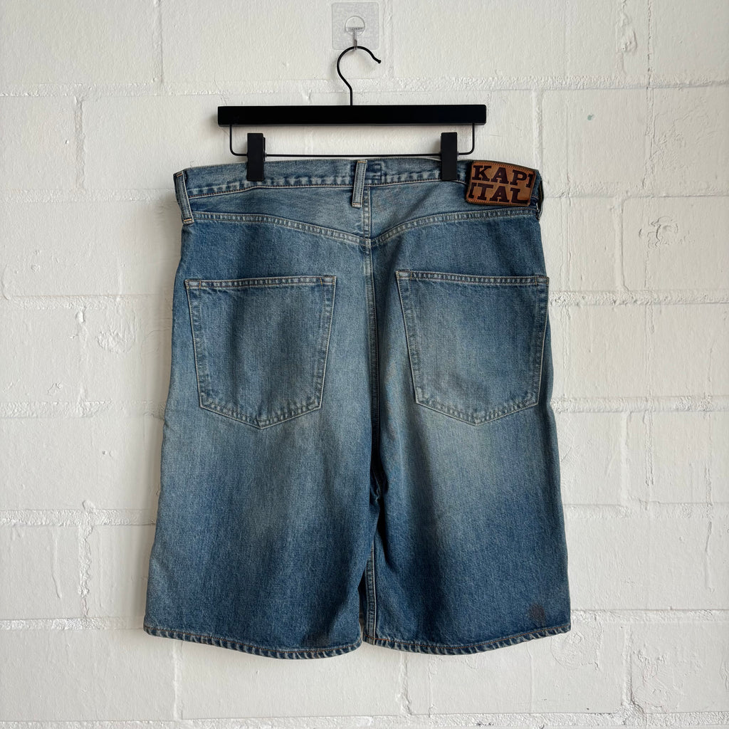 Kapital Rhinestone Jean Shorts