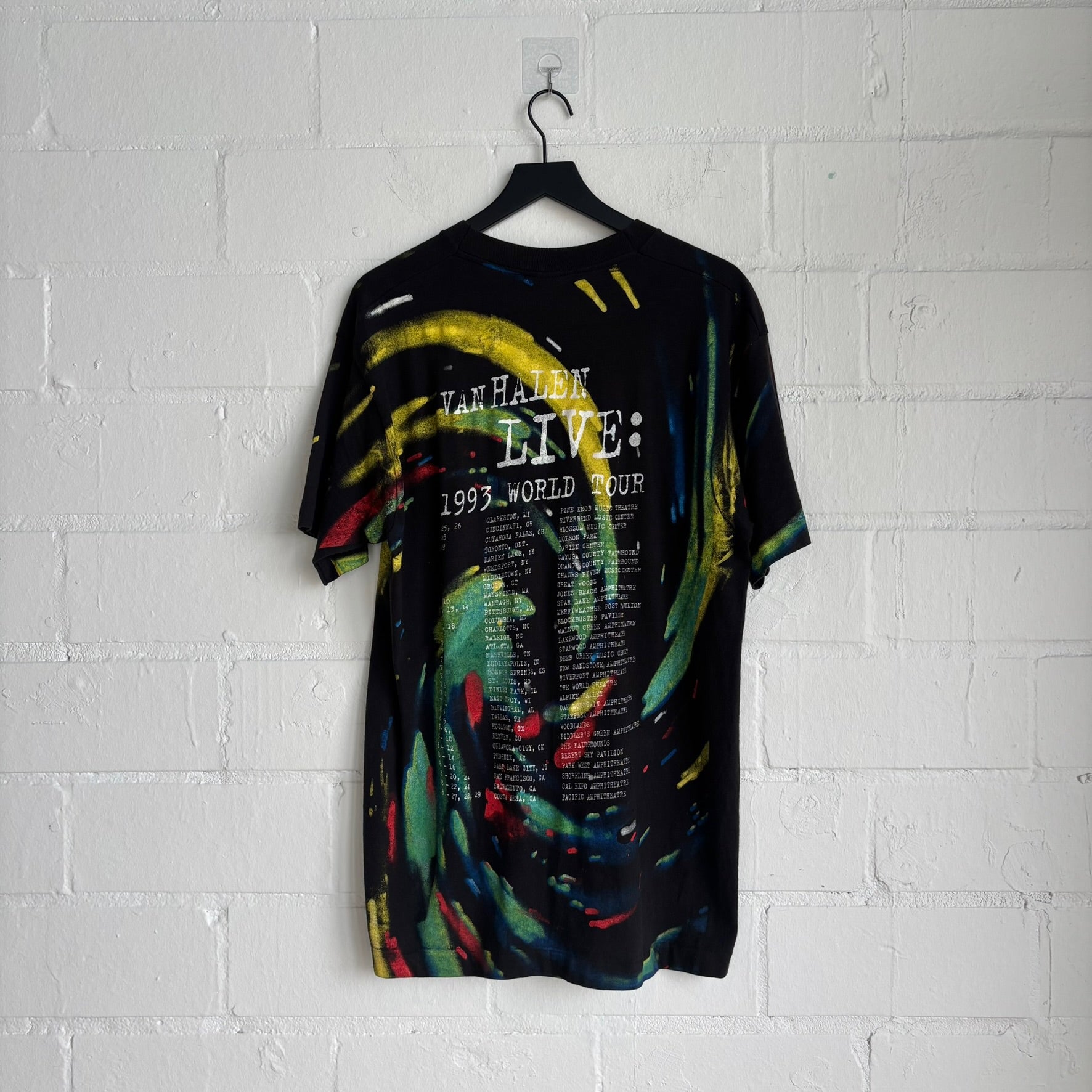 Vintage 93' Van Halen AOP Live Tour Tee