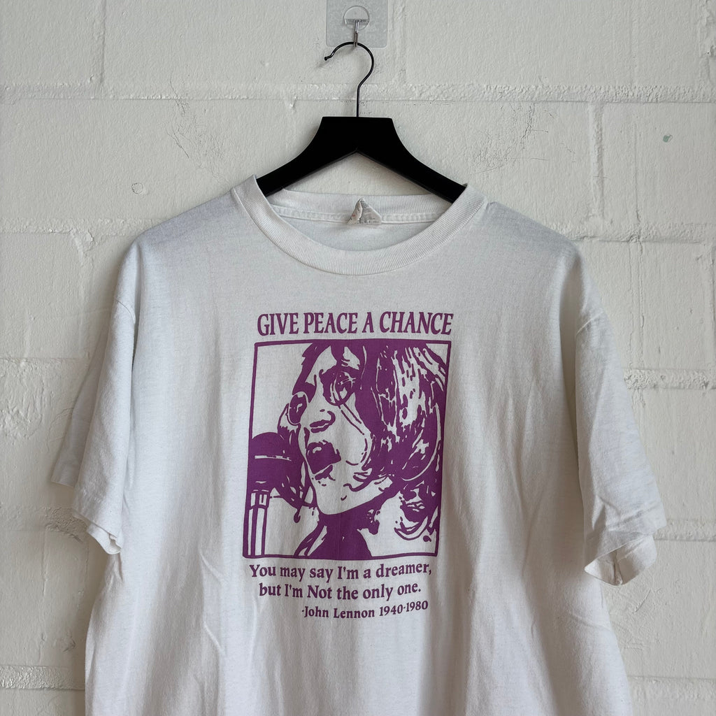 Vintage 90s John Lennon “Give Peace a Chance” Tee