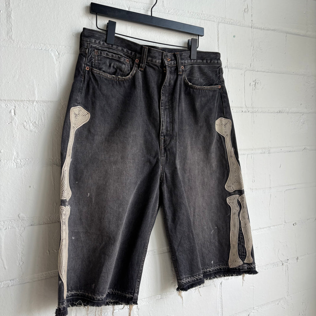 Kapital Grey Bone Shorts