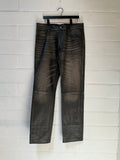 424 Leather Rub Off Jeans