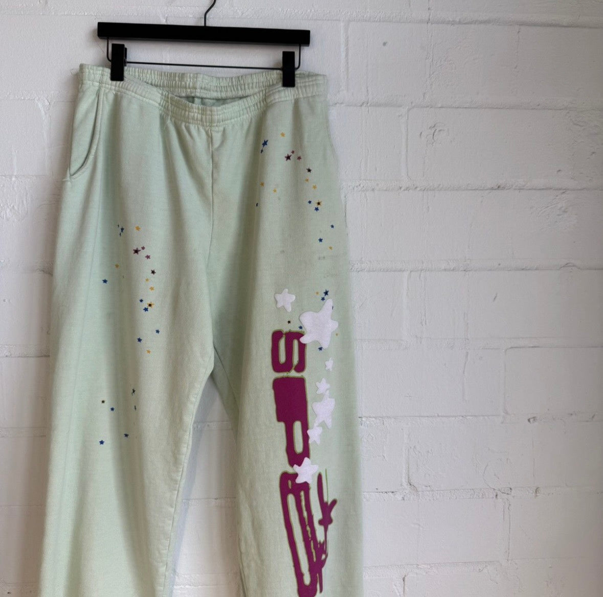 Sp5der Green Sweatpants