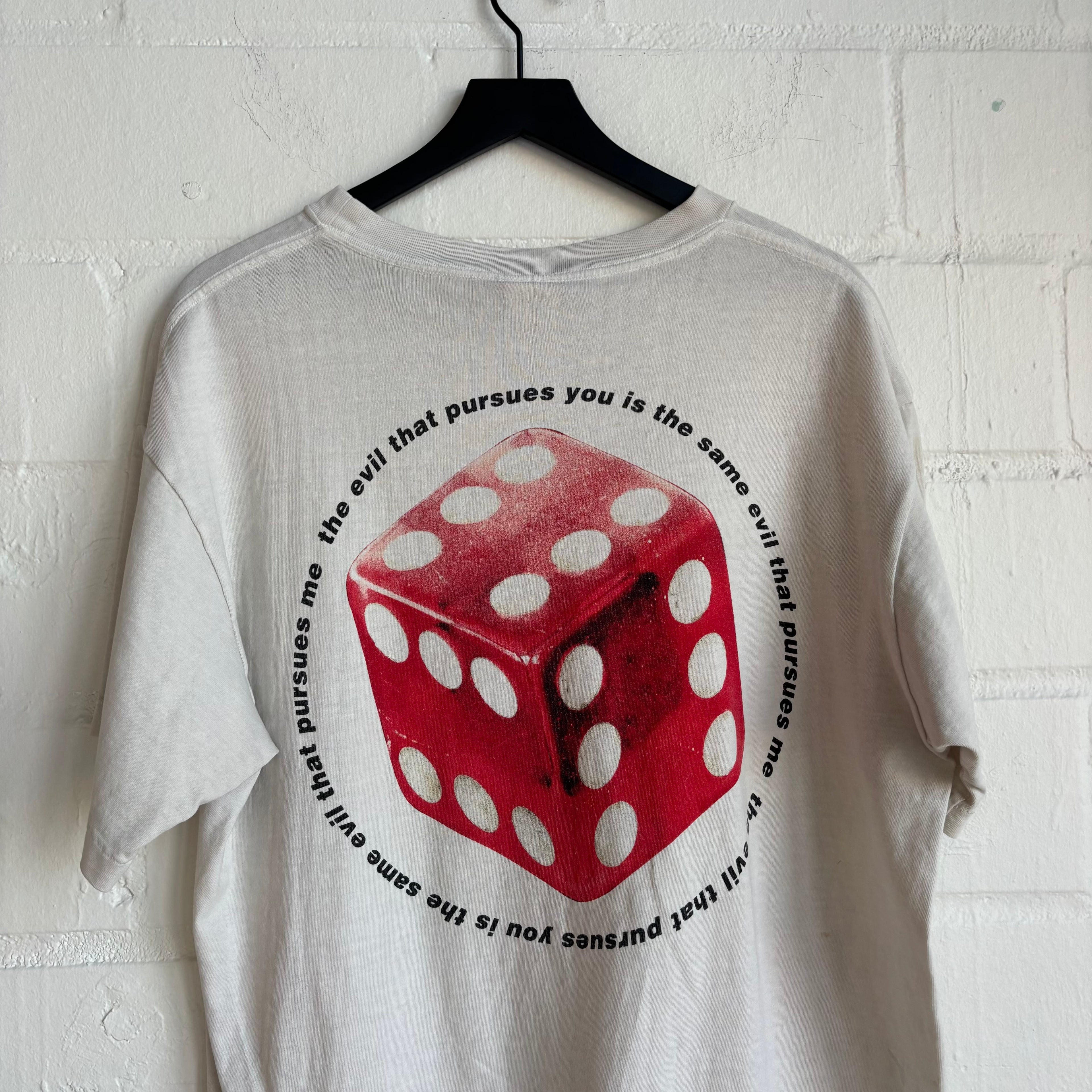 Saint Michael White Dice Tee