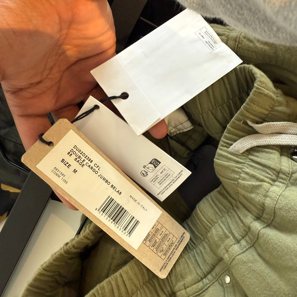 Rick Owens Drkshdw Double Jumbo Cargos