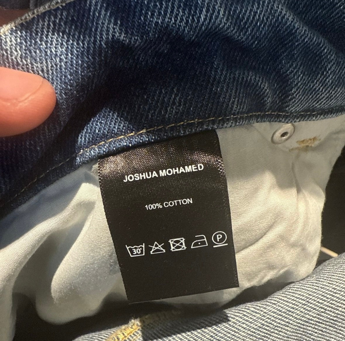 Josiah Mohamed Distressed Denim