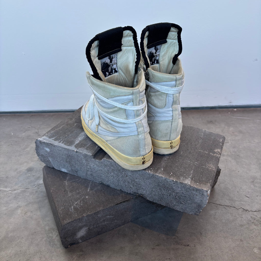 FW08’ Rick Owens “Milk” Pony Hair Dunks