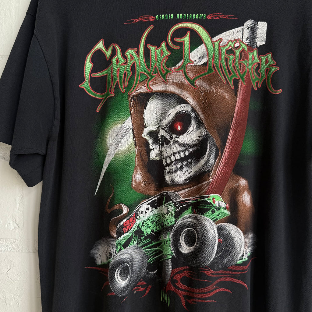 Vintage 90s Grave Digger Tee