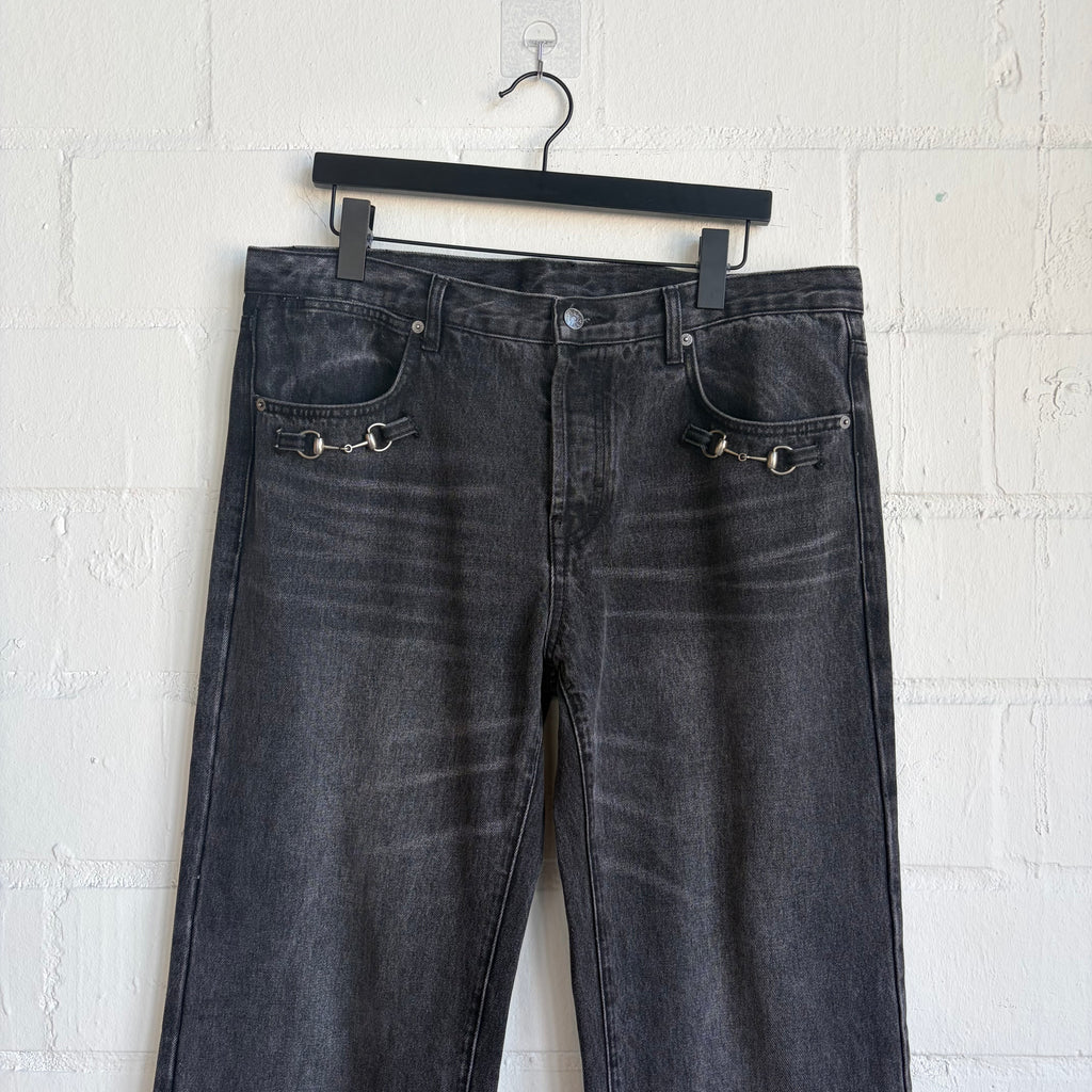 Gucci Denma Horsebit Denim