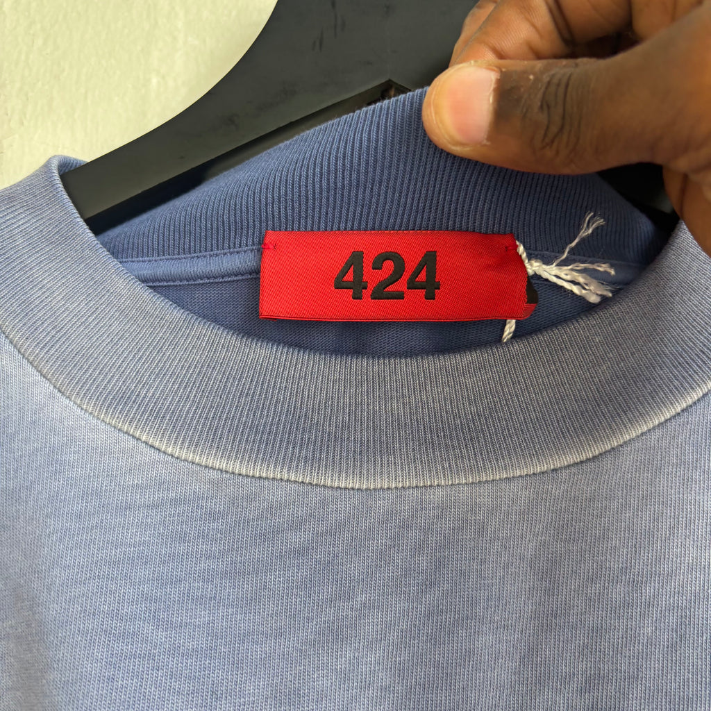 424 Blue Ghost Pocket Tee
