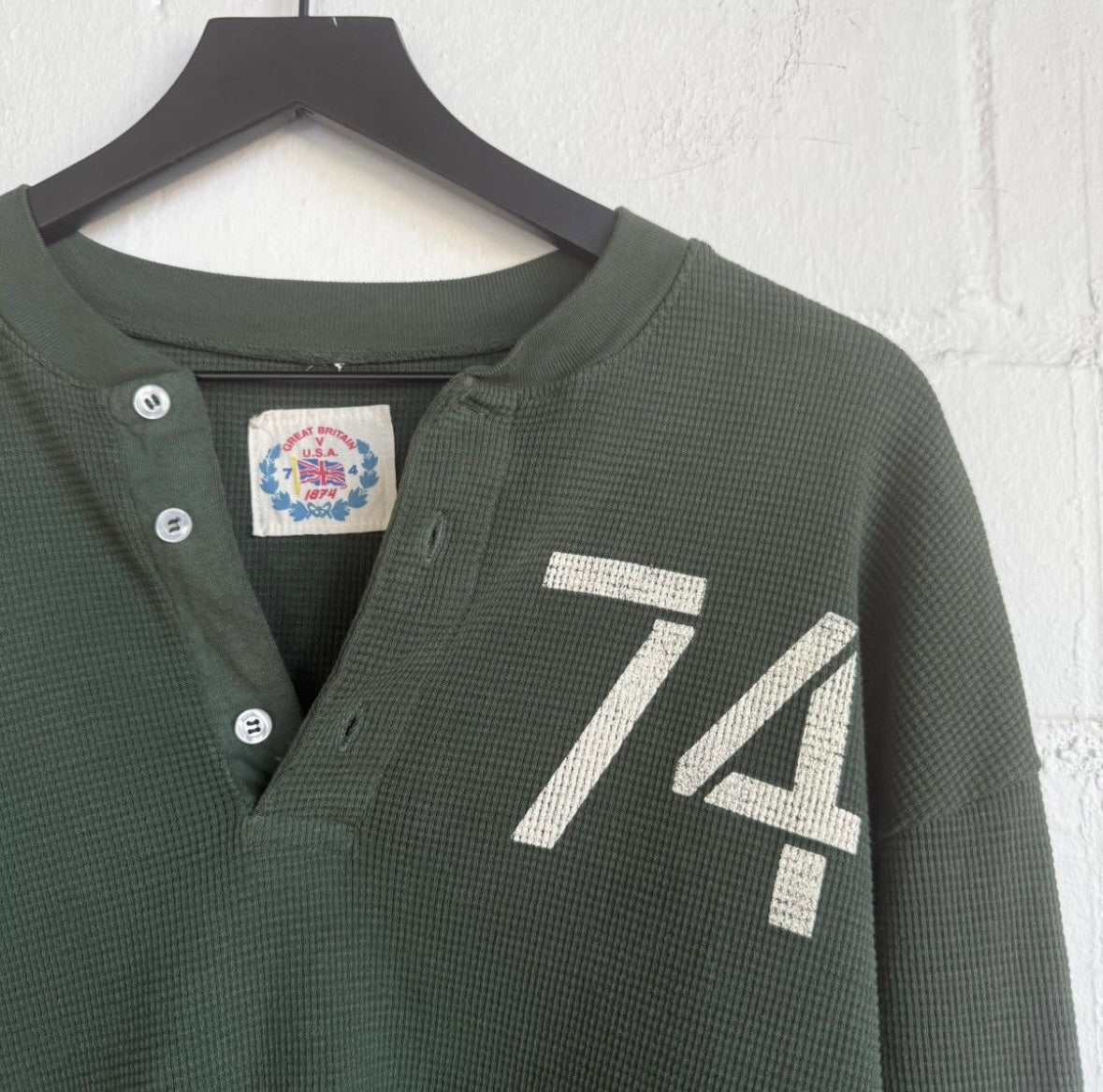 74iswar Green Henley