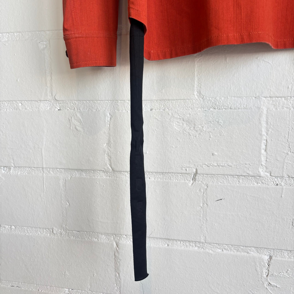 Rick Owens Orange Worker Jacket