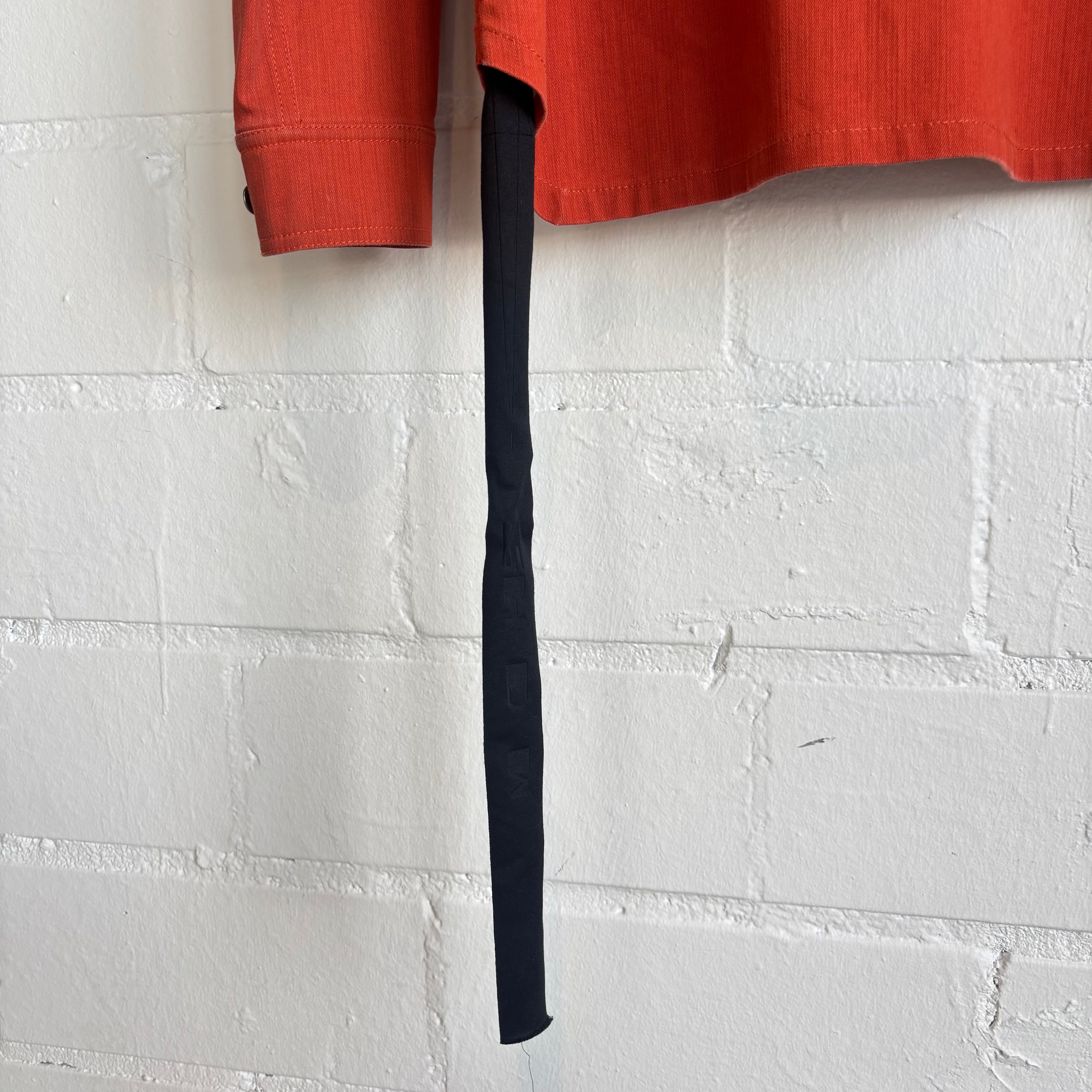 Rick Owens Orange Worker Jacket