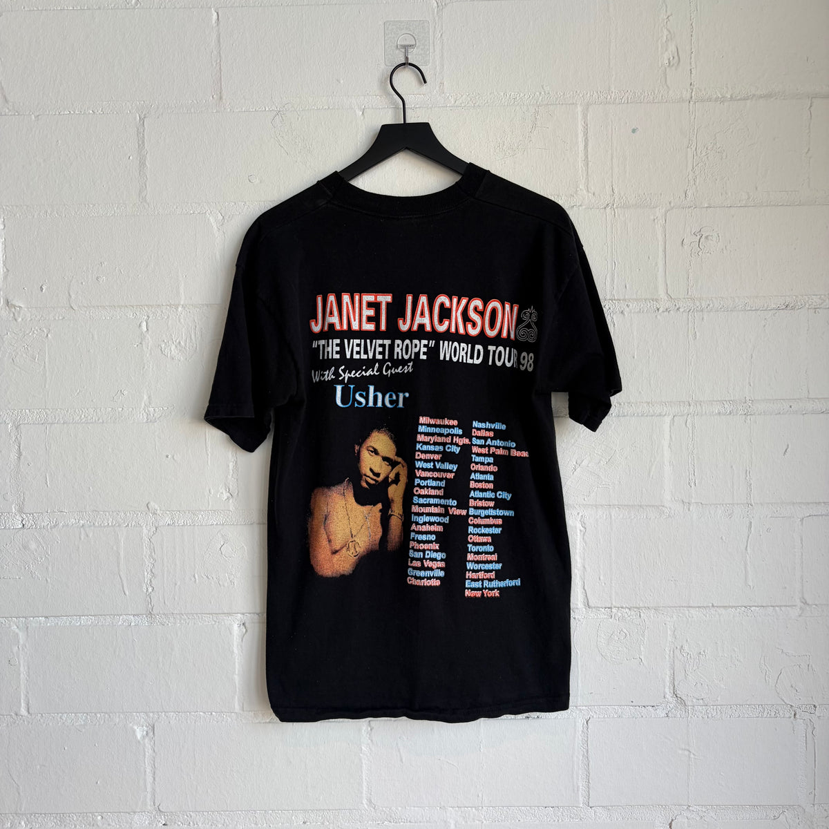 Vintage 98’ Janet Jackson Velvet Rope Tour Tee