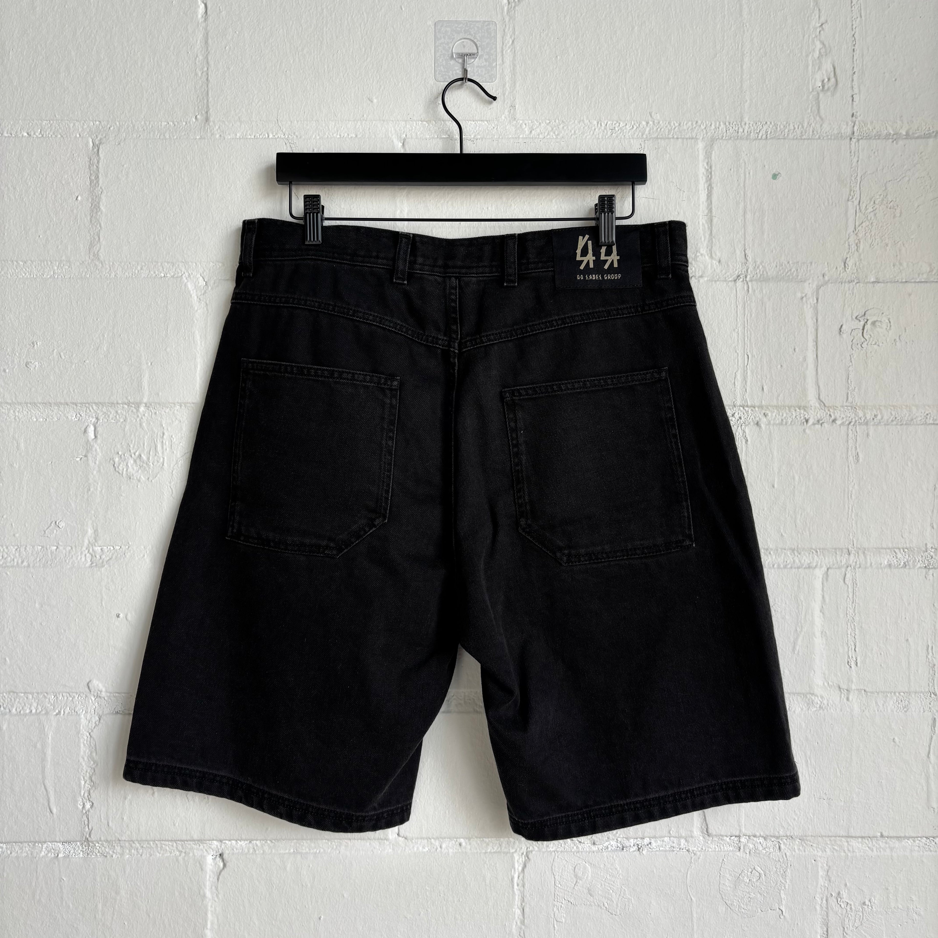 RR Label Group Black Jean Shorts
