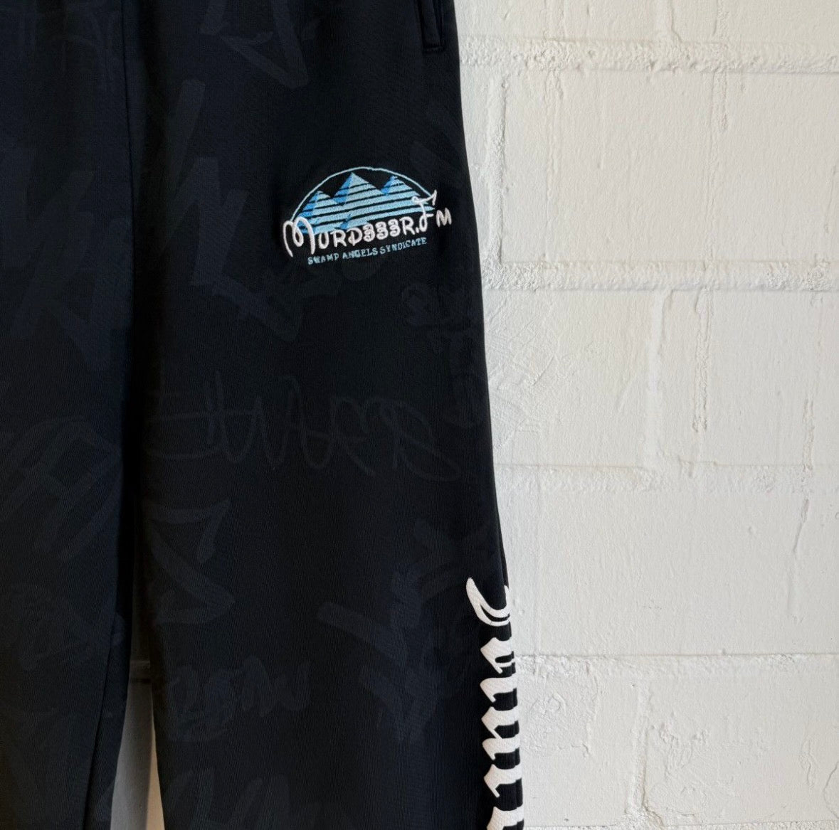 Murder FM Black Sweat Pants