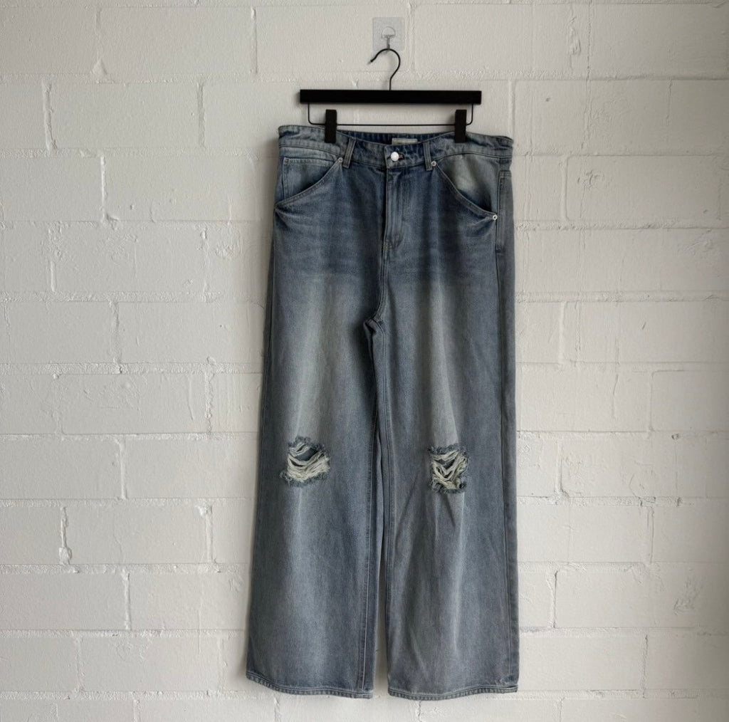 Josiah Mohamed Distressed Denim