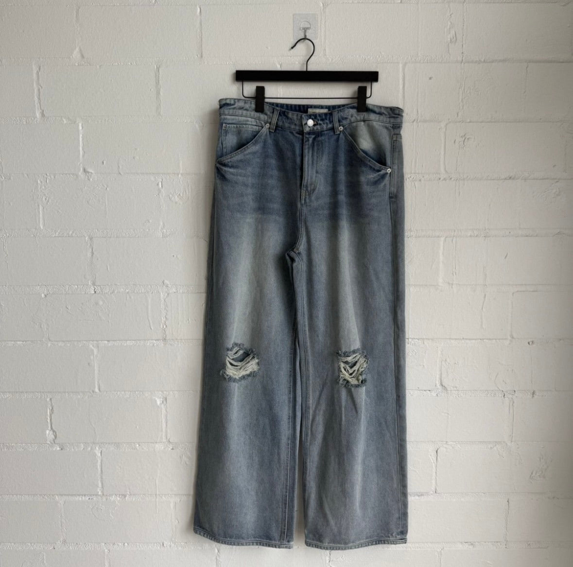 Josiah Mohamed Distressed Denim