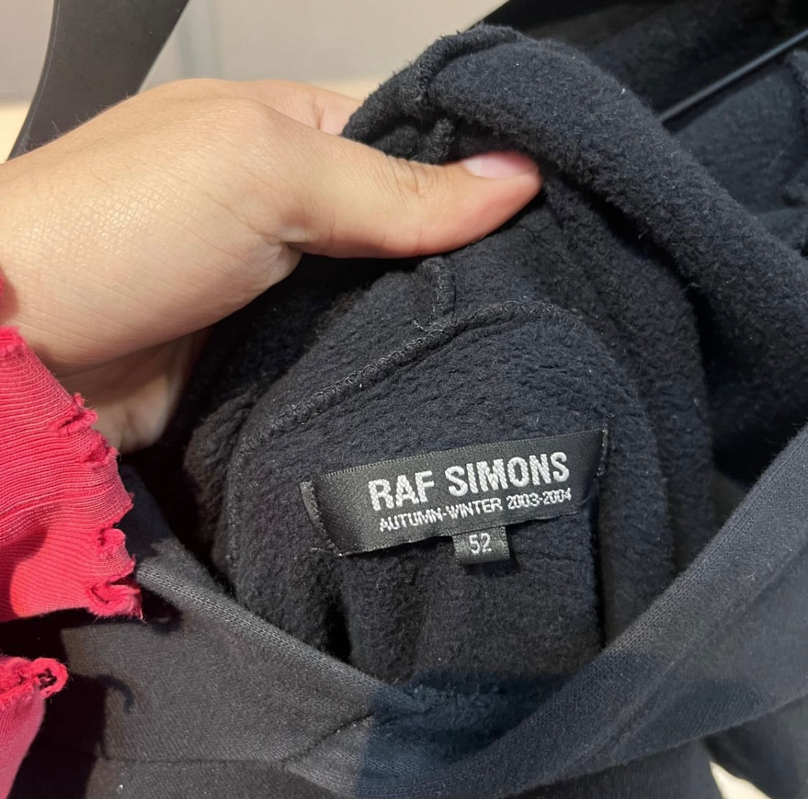 Raf Simons AW03–04 Corruption & Lies Hoodie