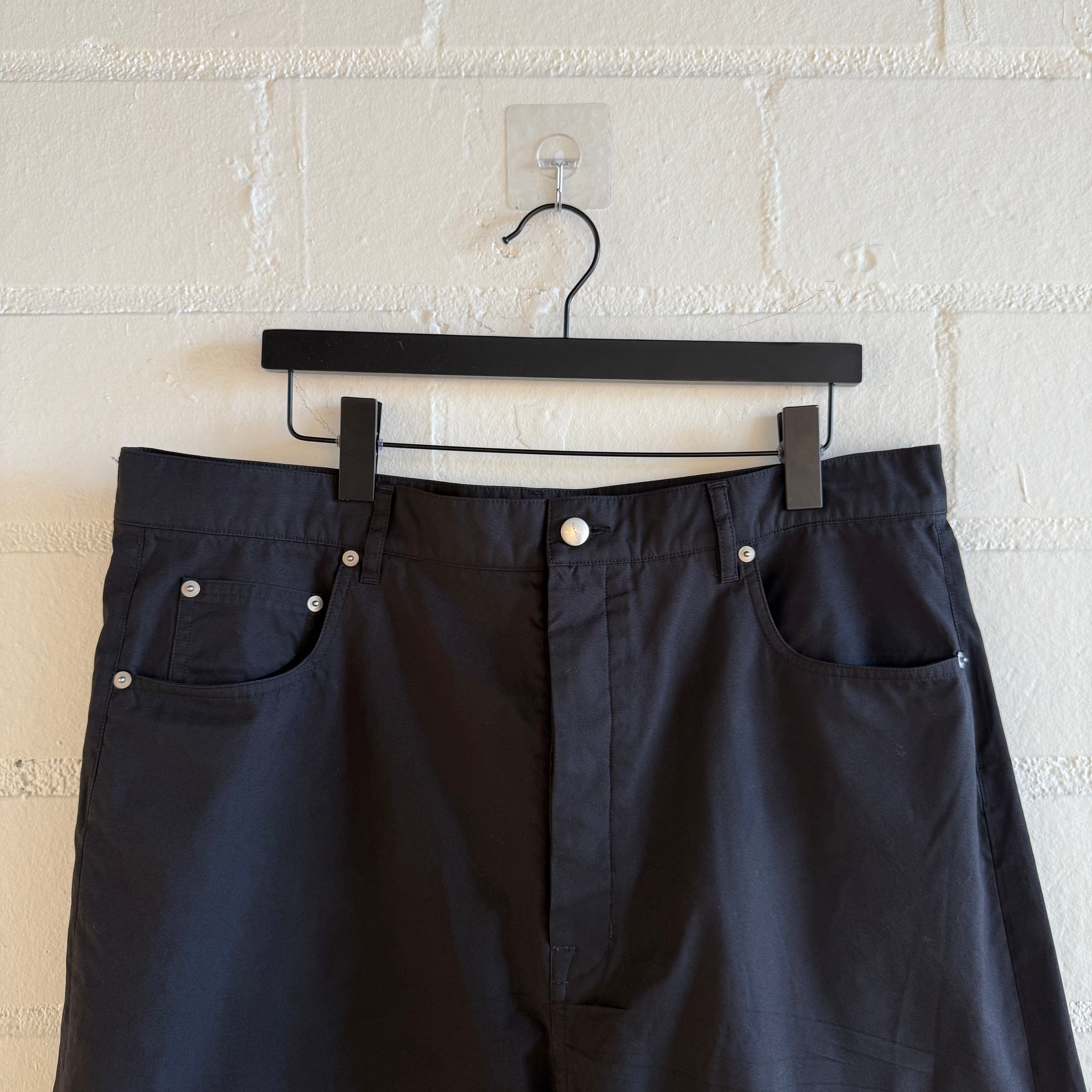 Rick Owens Black Nylon Pants