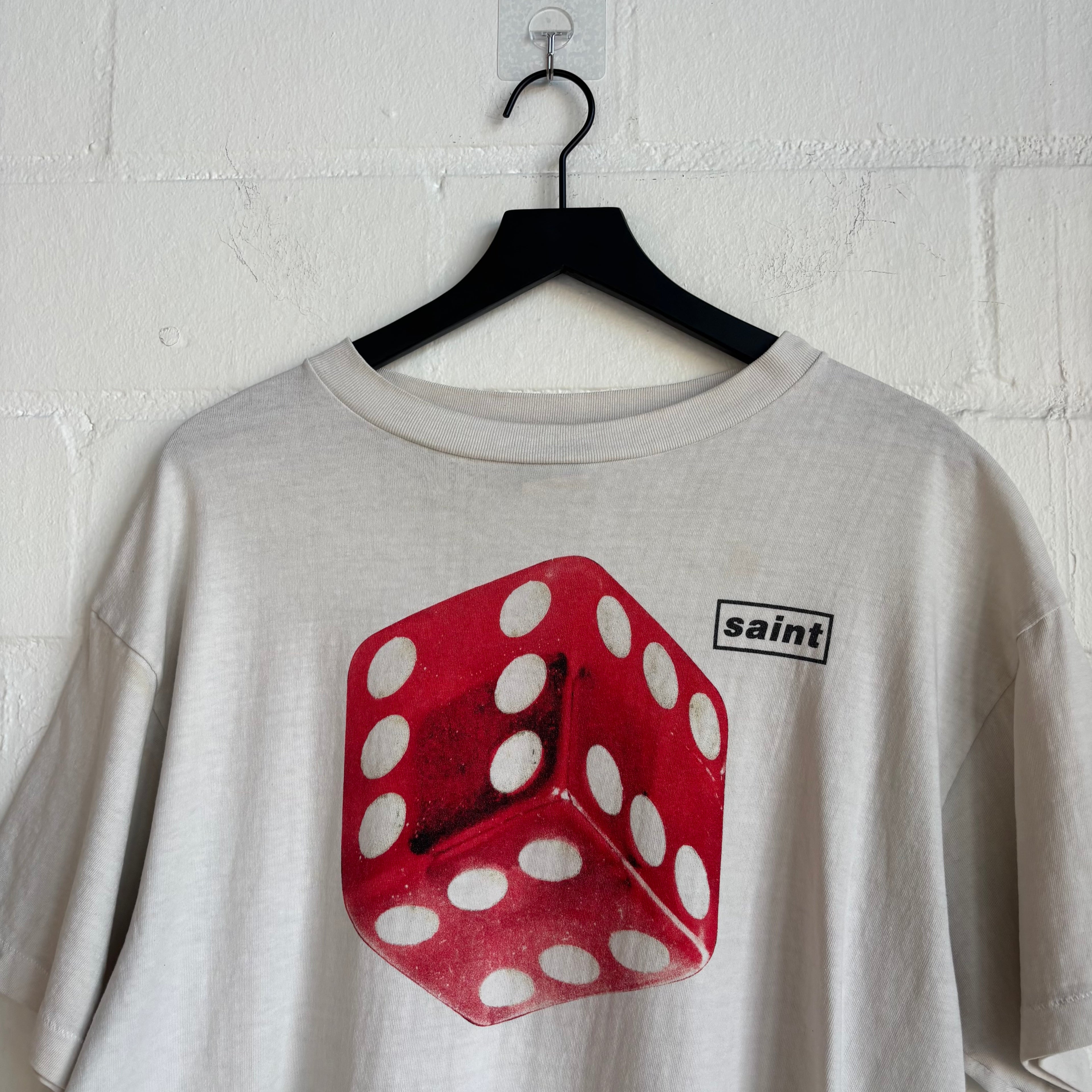 Saint Michael White Dice Tee