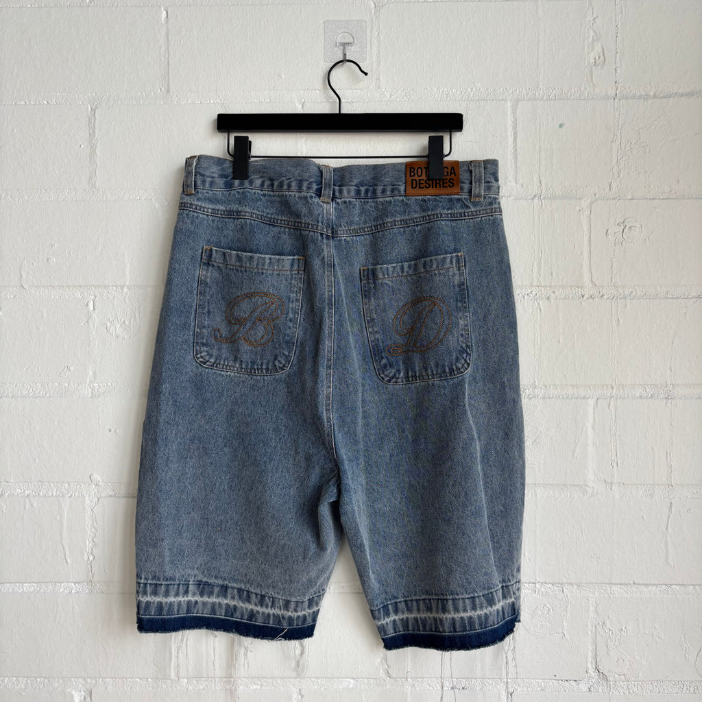 Bottega Desires Blue Jean Shorts
