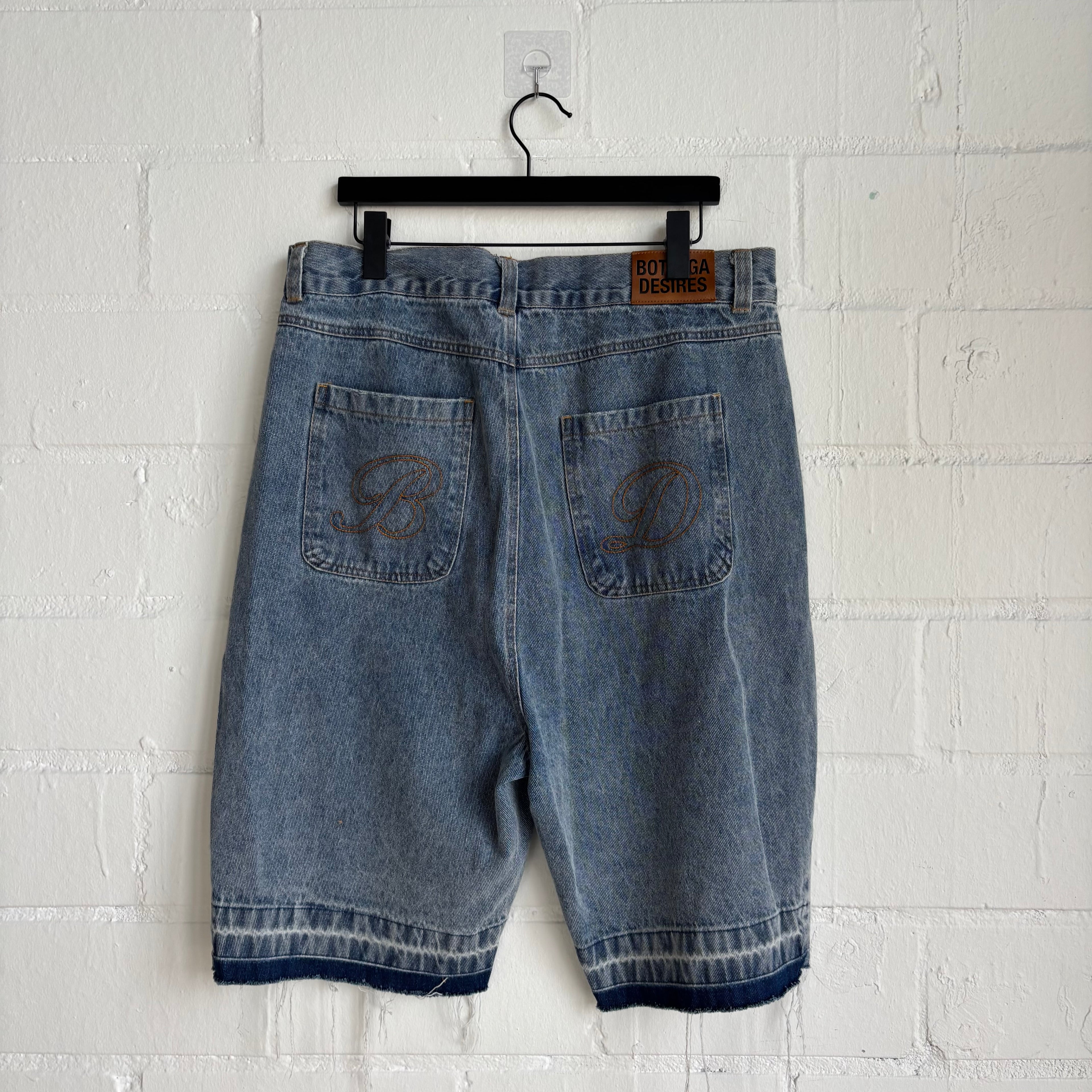 Bottega Desires Blue Jean Shorts