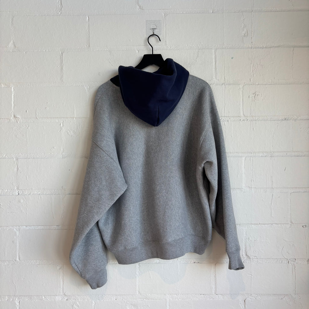 Stussy Grey Two Tone Hoodie