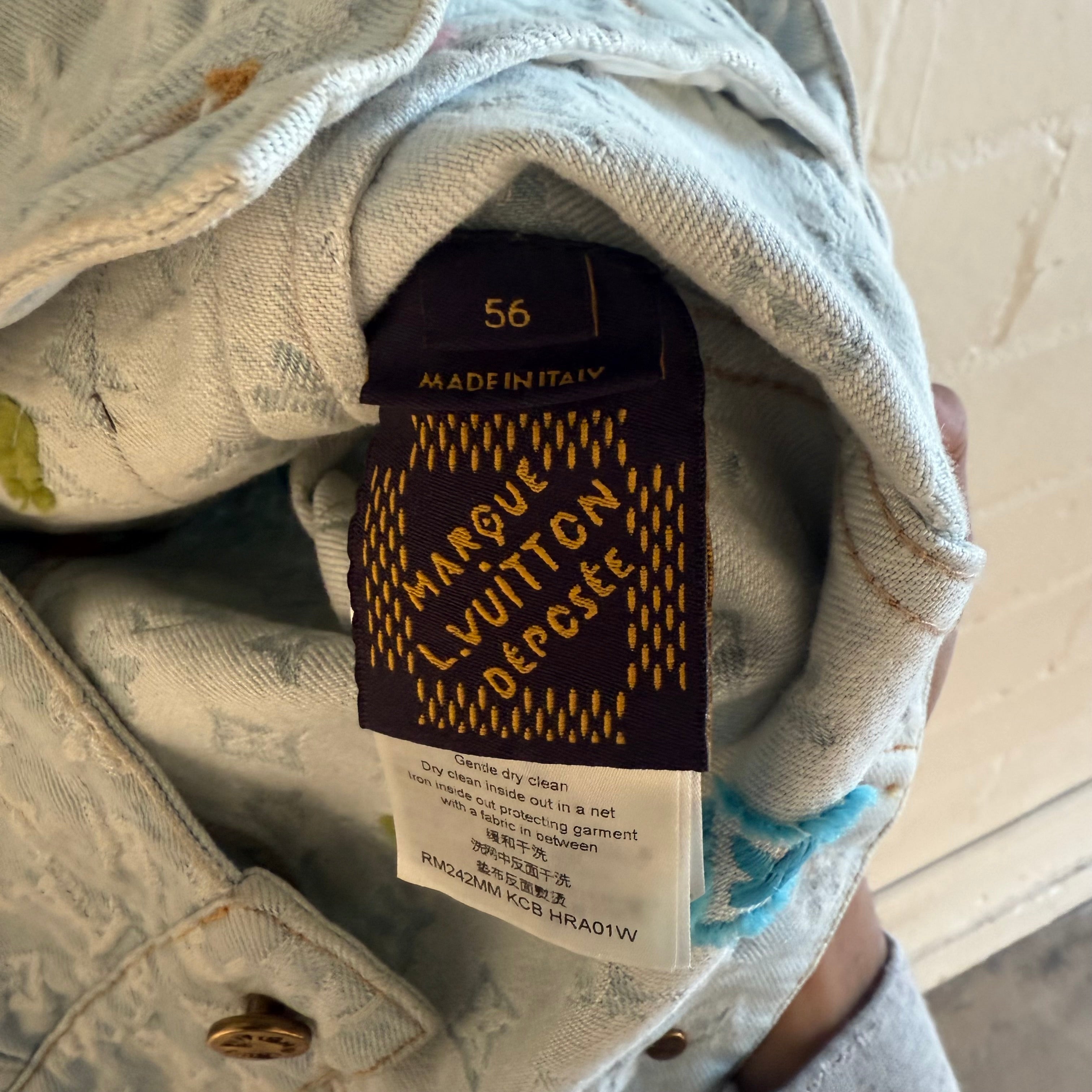Louis Vuitton Tyler the Creator Monogram Denim Jacket