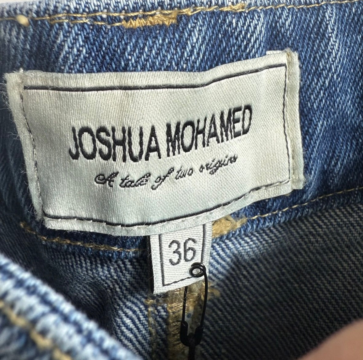 Josiah Mohamed Distressed Denim