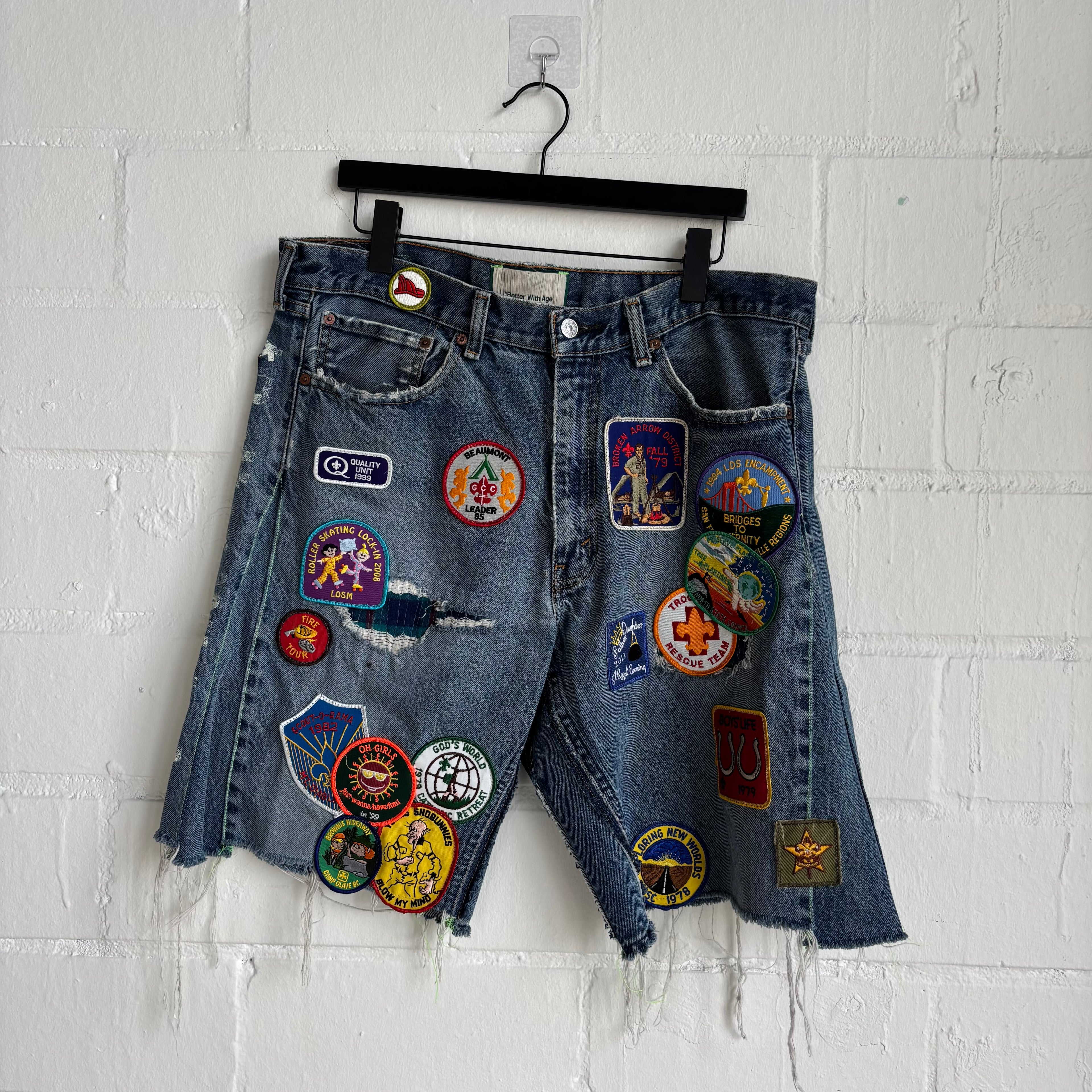 Better With Age Patch Shorts