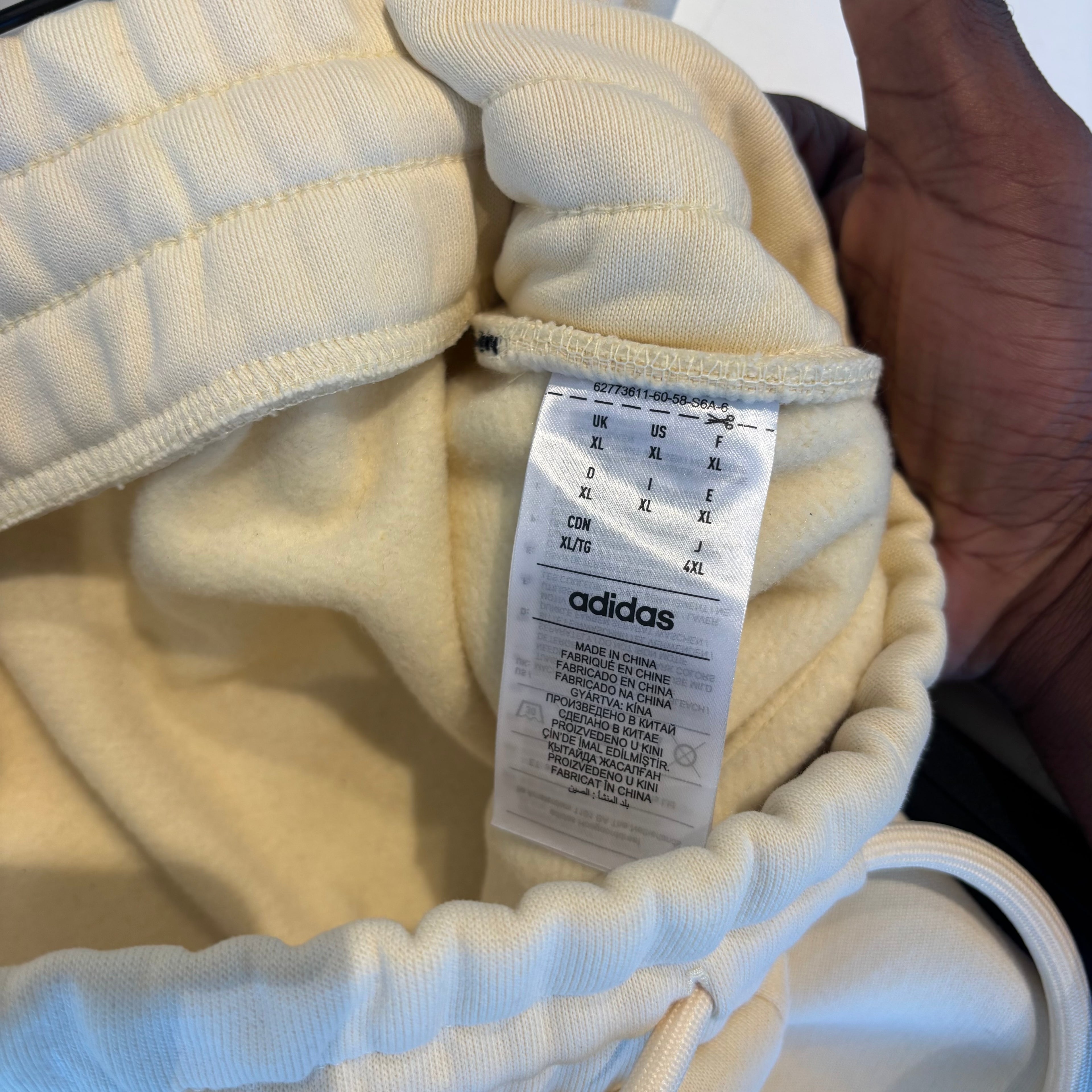 Adidas Fear of God Cream  Sweatpants